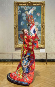 Monet's La Japonaise at Boston MFA